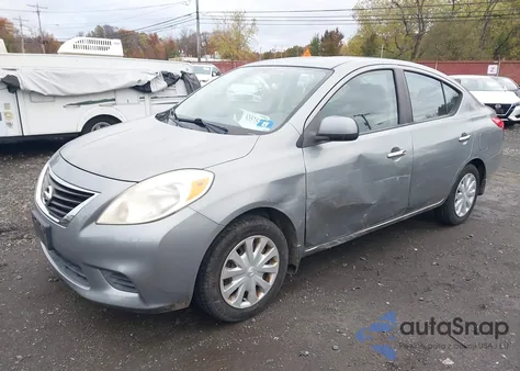 2012 Nissan Versa 1.6 Sv z USA, uszkodzony, nr VIN 3N1CN7AP1CL855593